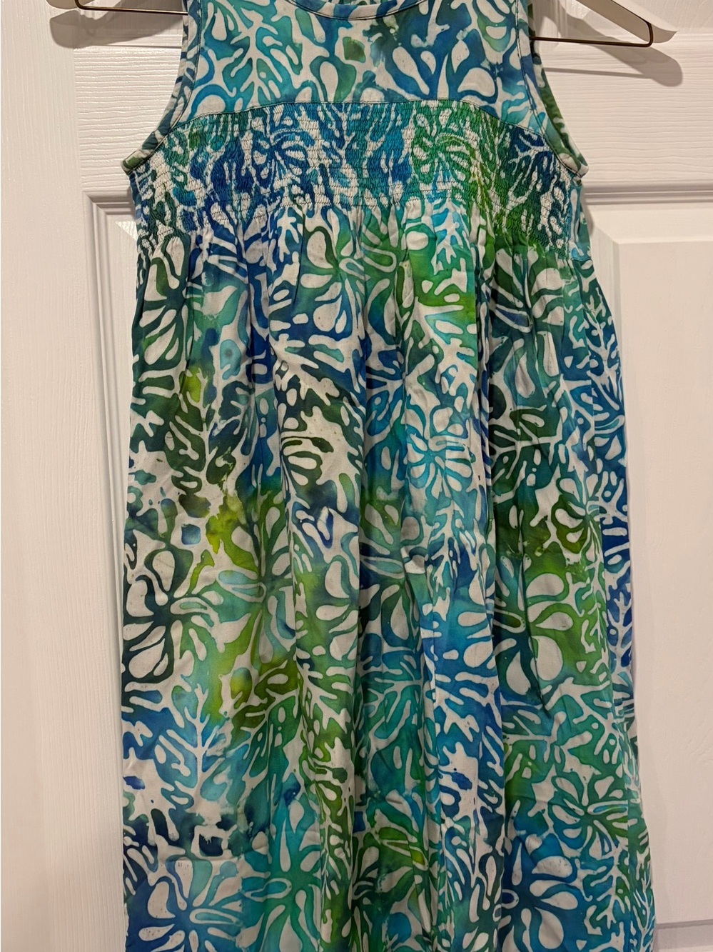 Girls Blue Ginger Sun Dress - Size 8